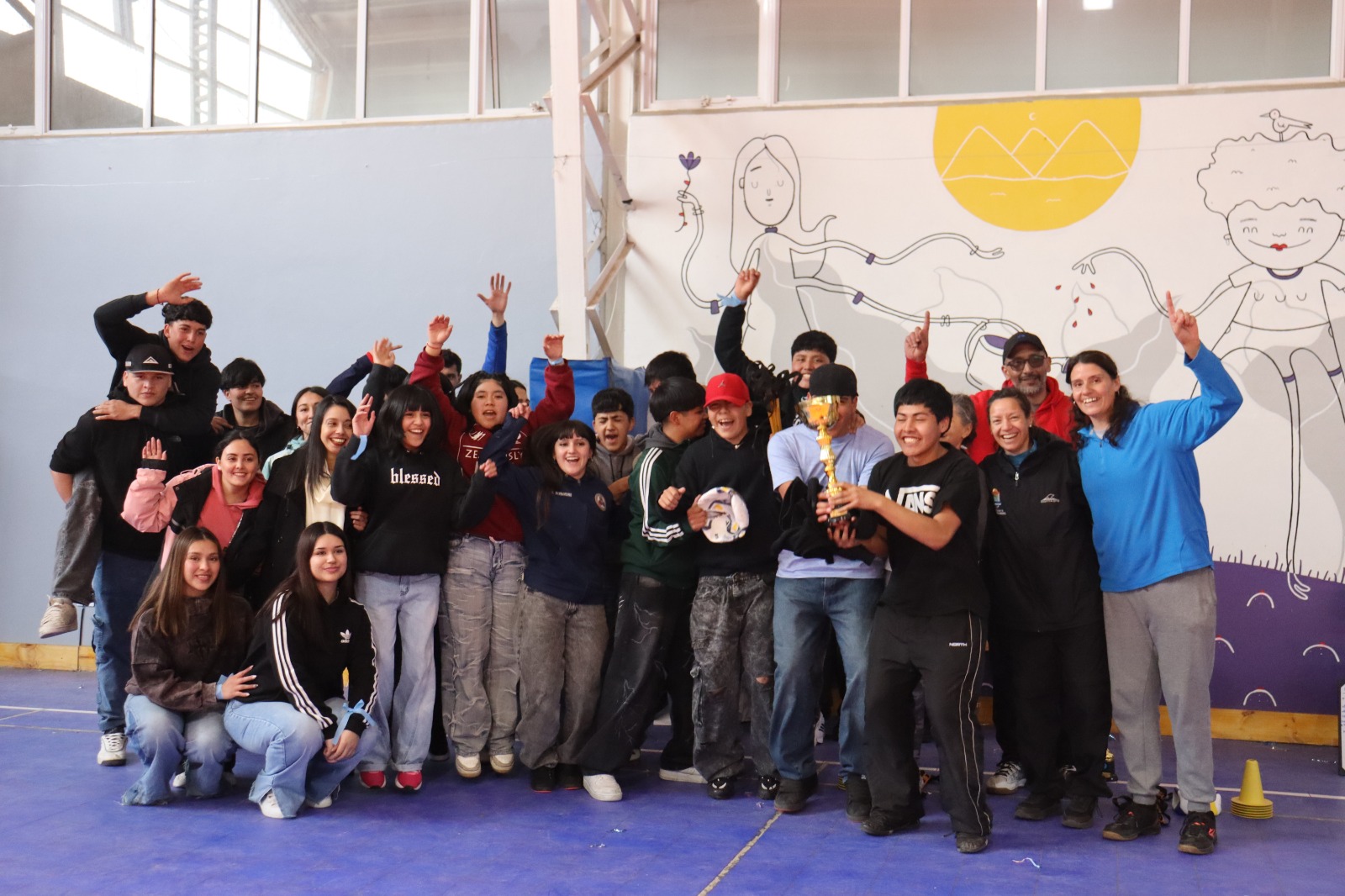 286 chicos, tres colegios, un solo festejo: así fue el Día del Estudiante y la Primavera en el SAF1
